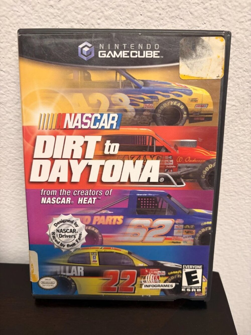 Nascar Dirt to Daytona, Nintendo Gamecube, Includes Game Box, Tested